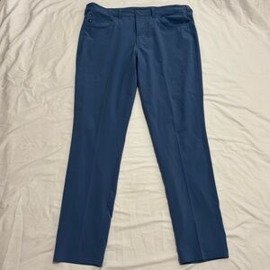 Men's Mizzen & Main Helmsman Blue Performance Pants Size 36x32